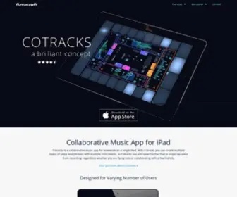 Futucraft.com(We've seen the future of musical creativity) Screenshot