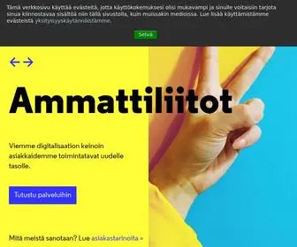 Futunio.fi(Ammattiliitoille ja Työttömyyskassoille) Screenshot