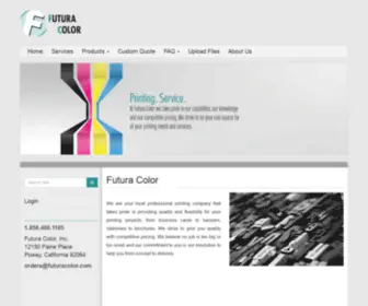 Futuracolor.com(Futura Color) Screenshot