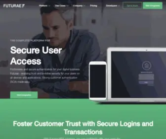 Futurae.com(Strong Authentication (2FA) and App Security) Screenshot