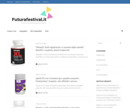 Futurafestival.it(Futura Festival) Screenshot