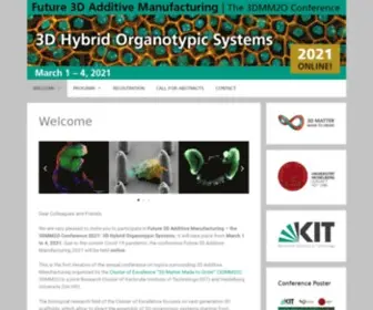 Future3Dam.org(The 3DMM2O Conference 2020) Screenshot