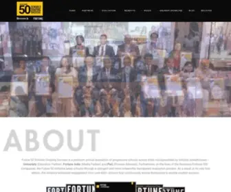 Future50Schools.com(Future 50 School Shaping Success) Screenshot