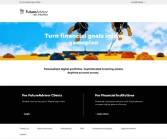 Futureadvisor.com(BlackRock) Screenshot