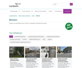 Futurebrixton.org(Lambeth Council) Screenshot