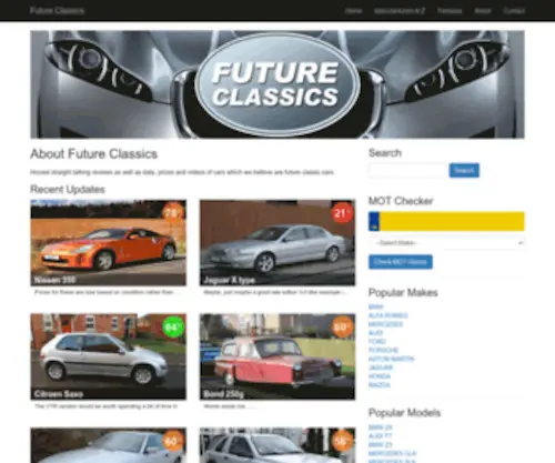 Futureclassics.co.uk(Futureclassics) Screenshot