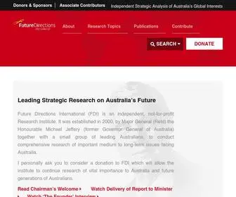 Futuredirections.org.au(Think tank) Screenshot