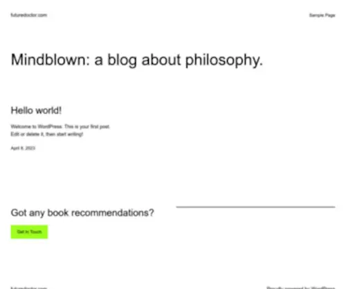 Futuredoctor.com(futuredoctor) Screenshot