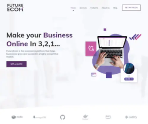 Futureecom.com(FutureEcom Home) Screenshot