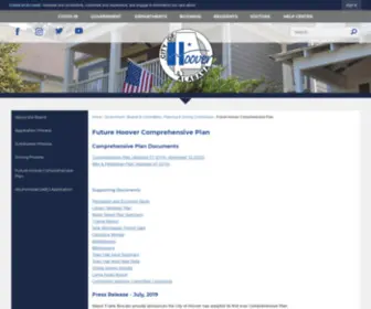 Futurehoover.com(City-Wide Comprehensive Plan) Screenshot