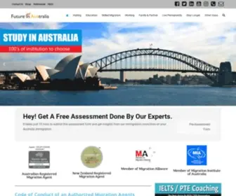 Futureinaustralia.com(Whole new life in Australia) Screenshot