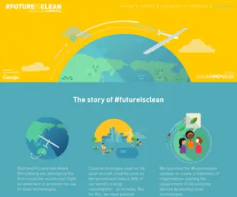 Futureisclean.org(Let's collect millions of voices to push government) Screenshot