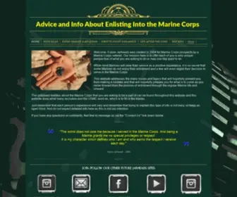 Futurejarheads.org(Enlisting in the Marines) Screenshot