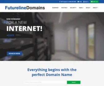 FuturelineDomains.com(Defining Your Digital Presence) Screenshot