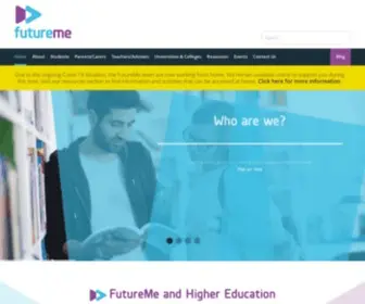 Futureme.ac.uk(Futureme) Screenshot