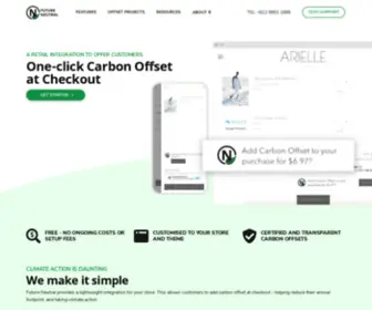 Futureneutral.com(One-Click Carbon Offset at Checkout) Screenshot