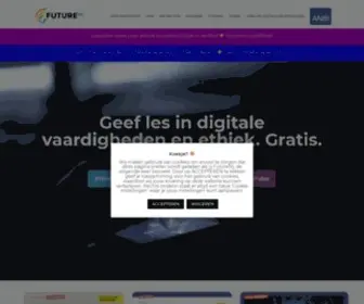 Futurenl.org(Gratis Lesmateriaal Digitale Vaardigheden) Screenshot