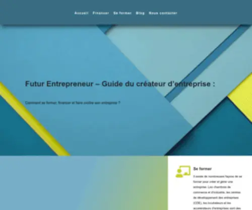 Futurentrepreneur.fr(Futur entrepreneur) Screenshot