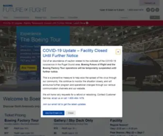 Futureofflight.org(Boeing Future of Flight Aviation Center & Boeing Tour 30 mi N of Seattle) Screenshot