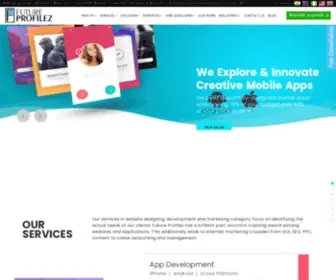 Futureprofilez.com(Website Design India & Web Development Company India) Screenshot