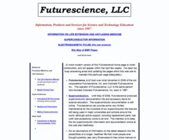 Futurescience.com(Life extension) Screenshot