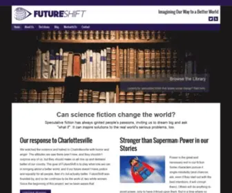 Futureshift.net(Imagining our way to a better world) Screenshot