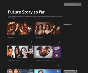 Futurestorysofar.com(Future Story so far) Screenshot