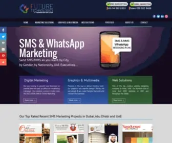 Futuretechnologies.ae(Bulk SMS Marketing Company Dubai) Screenshot