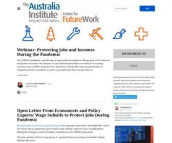 Futurework.org.au(Centre for Future Work) Screenshot