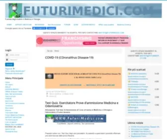 Futurimedici.com(Home page del sito Futuri Medici.com) Screenshot