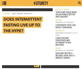 Futurity.org(Research News from Top Universities) Screenshot