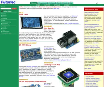 Futurlec.com(The Electronic Components and Semiconductor Superstore) Screenshot