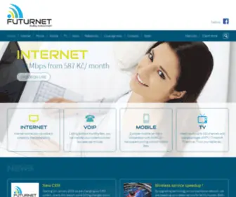 Futurnet.cz(Internet, IPTV televize, telefon, mobil) Screenshot