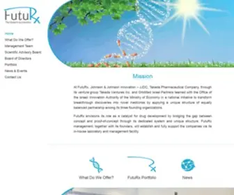 Futurx.co.il(The Biotech Accelerator) Screenshot