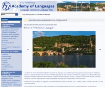 Fuu-Heidelberg-Languages.eu(F+U Academy of Languages) Screenshot