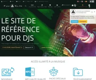 Fuvi-Clan.com(Le site légal de musique pour DJ. Votre DJ Record Pool. Mp3 et Wav à télécharger pour Djs) Screenshot