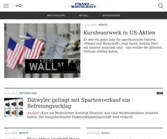 Fuw.ch(Finanz und Wirtschaft) Screenshot