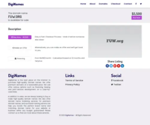 Fuw.org(The best place on the Internet to purchase high) Screenshot