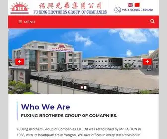 Fuxingbrothers.com.mm(Fuxing Brothers Group of Companies) Screenshot