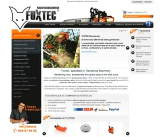 Fuxtec.es(Maquinaria jardinería) Screenshot