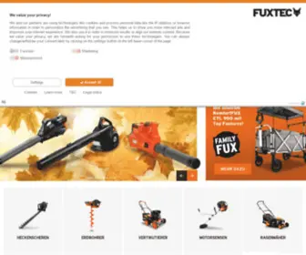 Fuxtec.net(FUXTEC Gartengeräte) Screenshot