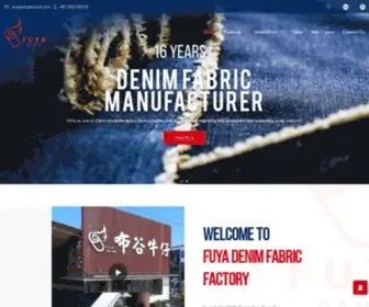 Fuyadenim.com(China Denim Fabric Wholesale Suppliers) Screenshot