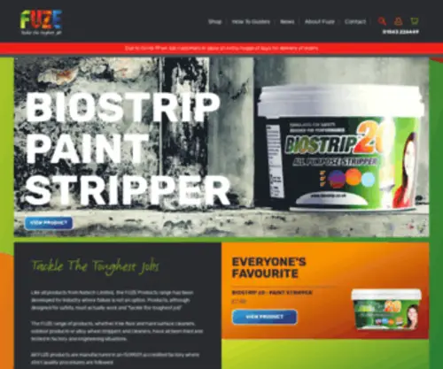 Fuze-Products.co.uk(FUZE) Screenshot