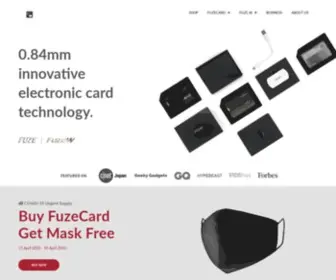 Fuzecard.com(Consolidate Your Entire Wallet Into A Single Digital Card. Fuze) Screenshot