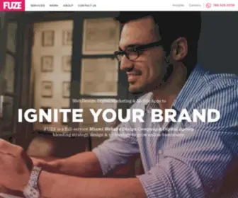 Fuzeinc.com(Miami Website Design Company) Screenshot