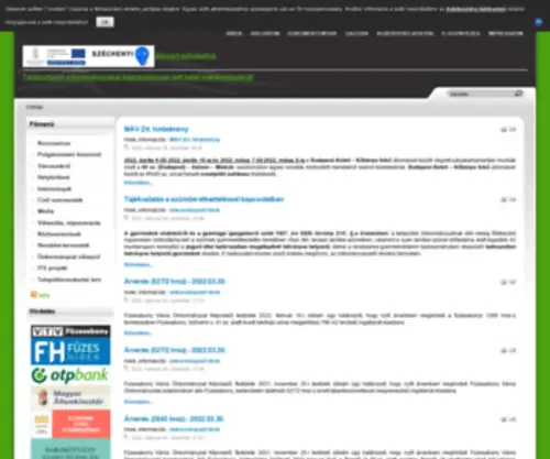 Fuzesabony.hu(Füzesabony Város honlapja) Screenshot
