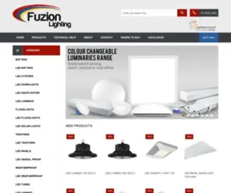 Fuzionlighting.com.au(Fuzion Lighting) Screenshot