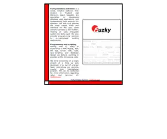 Fuzky.com(Fuzky Database Solutions) Screenshot