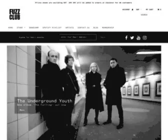 Fuzzclub.com(Fuzz Club) Screenshot