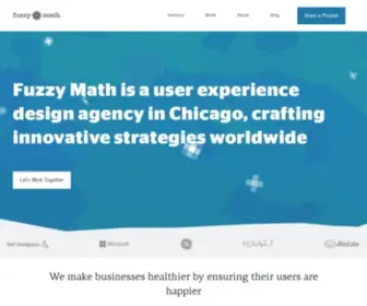 Fuzzymath.com(Fuzzy Math is the #1 user experience (UX)) Screenshot